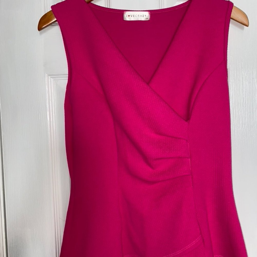 Pink sleeveless top